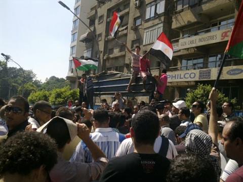 Manifestations en soutien au peuple palestinien de Gaza sous les bombes